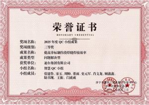 公司榮獲“提高高壓電纜頭一次制作合格率”市級QC成果三等獎(jiǎng)