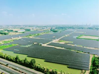 垞城礦塌陷區(qū)100MW漁光互補光伏發(fā)電EPC項目